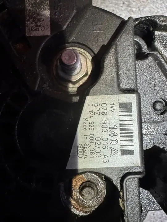 ALTERNATOR AUDI A6 C5 078903016AB image 2