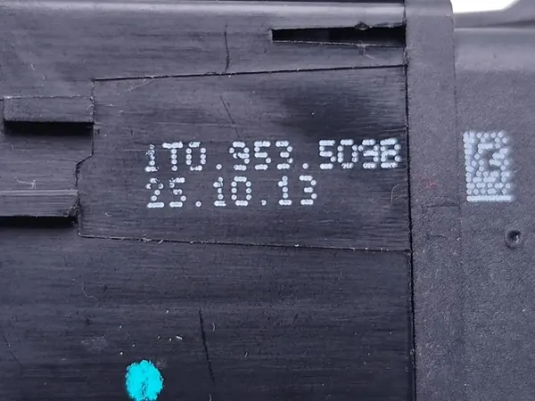 VW Touran Warnblinker-Schalter 2014 1T0953509B image 7