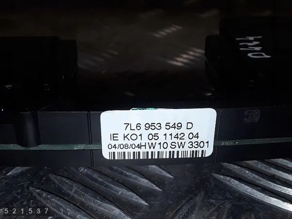 Sensor ângulo direção VW Touareg OEM 7L6953549D image 3