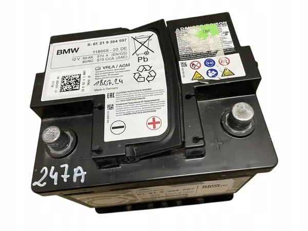 AGM START-STOP Accu 12V 50AH 570A BMW/MINI 2024 OEM image 1