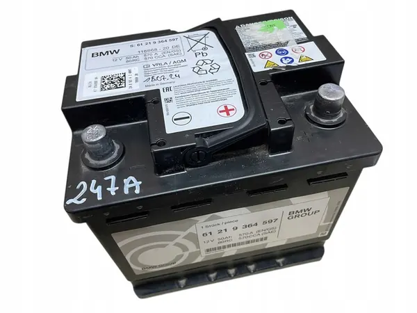 AGM START-STOP Accu 12V 50AH 570A BMW/MINI 2024 OEM image 2
