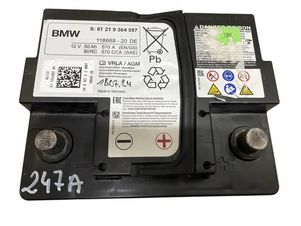 AGM START-STOP Accu 12V 50AH 570A BMW/MINI 2024 OEM image 3