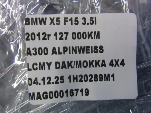 BMW X5 F15 Linker Achterruit Chroomlijst OEM 51377289721 image 8