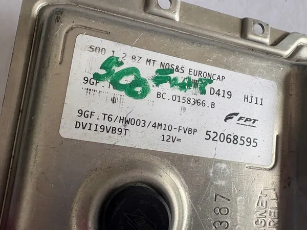 FIAT 500 Unidade de Controle do Motor BC.0158366.B 52068595 image 3