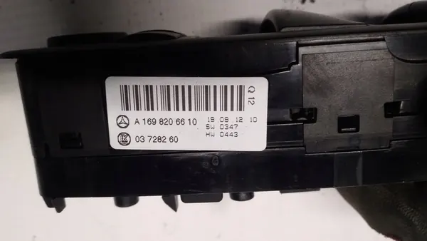 MERCEDES A-KLASA W169 Raam Bediening Paneel A1698206610 image 3