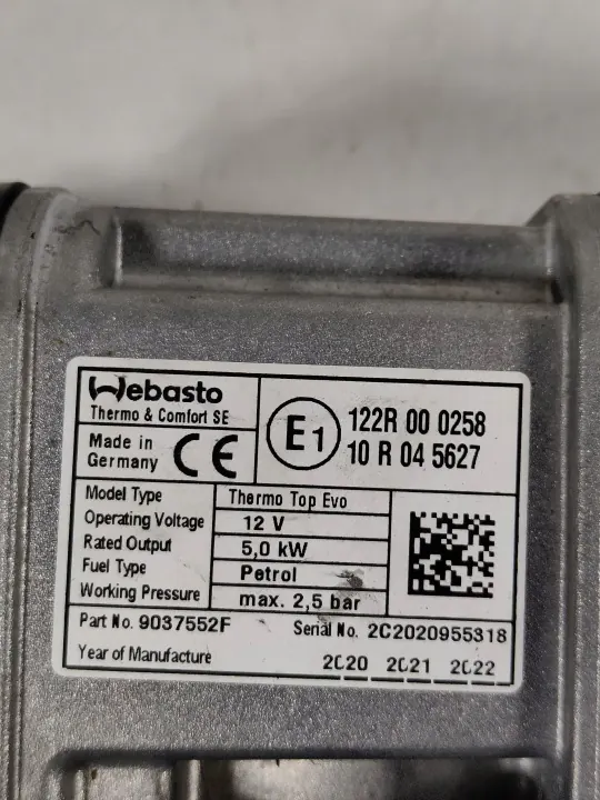 Chauffage stationnaire Webasto OEM 7T0819008B VW Transporter image 7