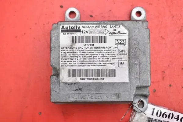 Módulo sensor airbag OEM 51755094 para Fiat Linea image 2