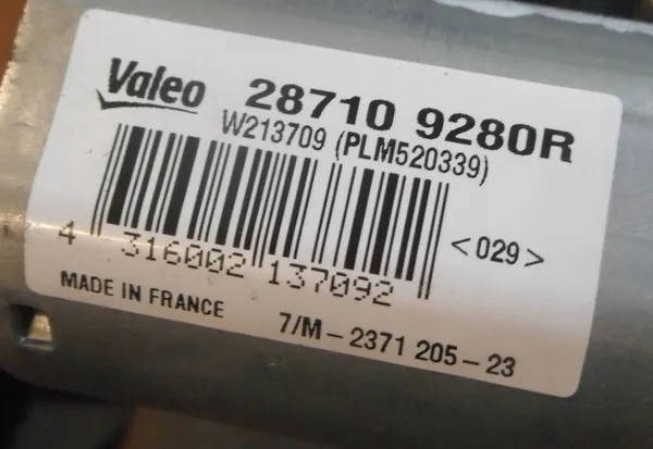 Heckwischermotor Dacia Sandero III 287109280R image 4