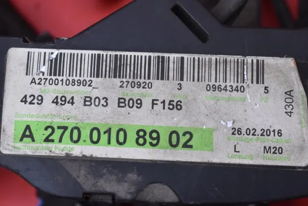 Faisceau Moteur A2700108902 pour Mercedes CLA image 7