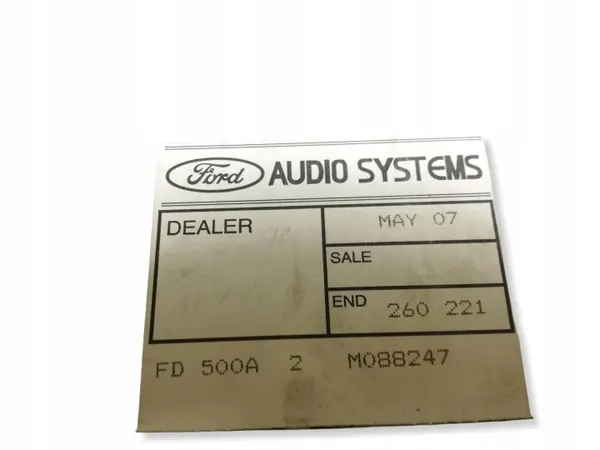 Radio cassette Ford OEM YS4F-18K876-BA RDS EON image 4