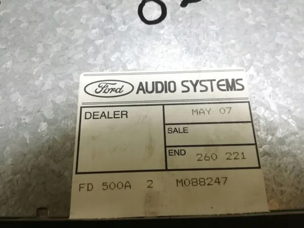 Radio cassette Ford OEM YS4F-18K876-BA RDS EON image 5