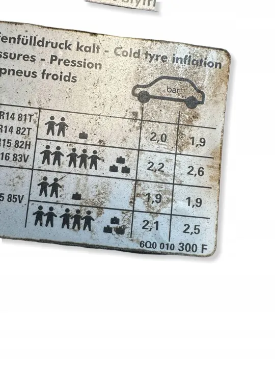 Tapa de combustible OEM 6Q0010300F para Polo IV 9N 2001-2005 image 5
