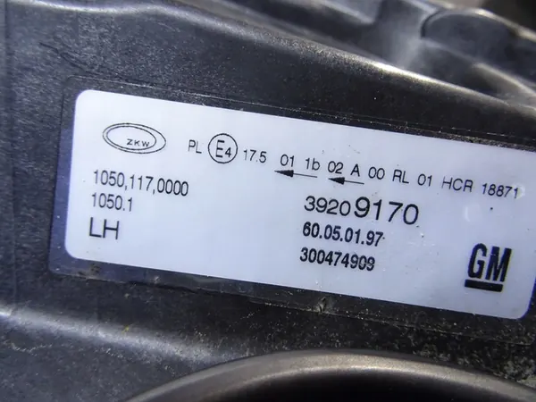 Vasen ajovalaisin Opel Insignia II B LED 39209170 image 6