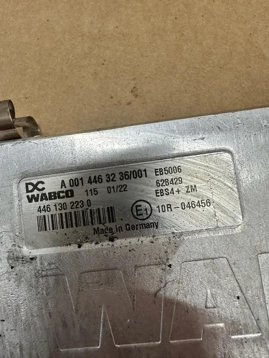 MERCEDES ACTROS MP4 EBS WABCO Module A0014463236 image 2