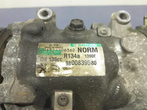 Peugeot 3008 I Airco Compressor OEM 9800839580 image 4