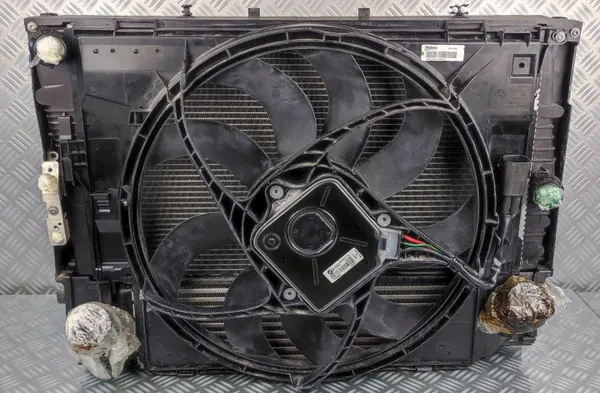 Chłodnice chłodnica cieczy klimatyzacji wentylator BMW F20 F21 F22 LCI 1,5T image 5
