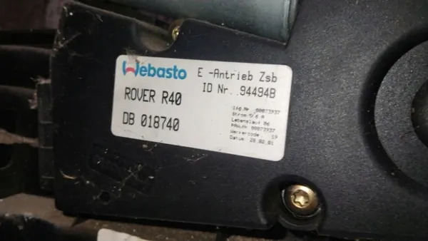 Schiebedach Rover 75 OEM DB018740 - Gebraucht image 4
