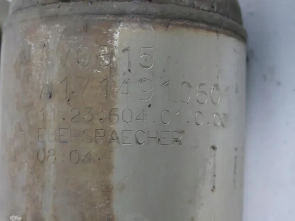Mercedes Abgasfilter OEM A1714910601 Gebraucht image 4