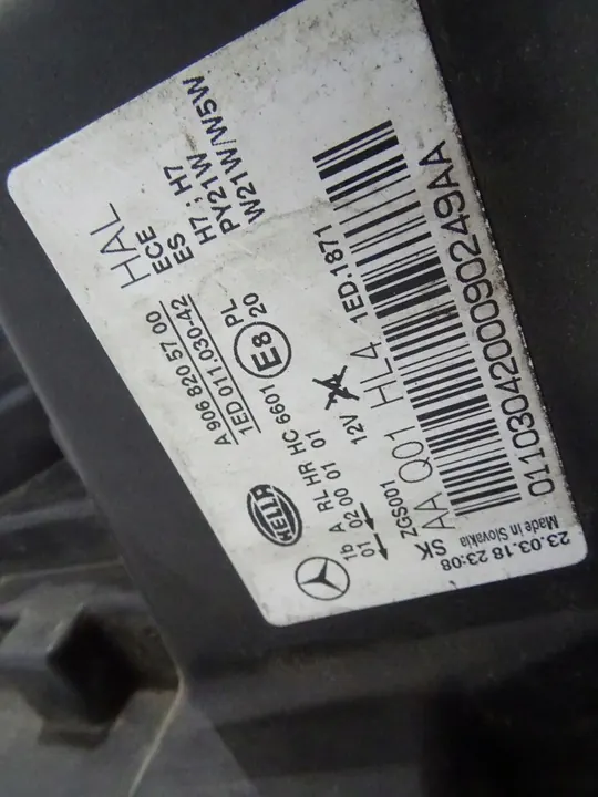 Faros derecho Mercedes-Benz Sprinter W906 2015 image 8