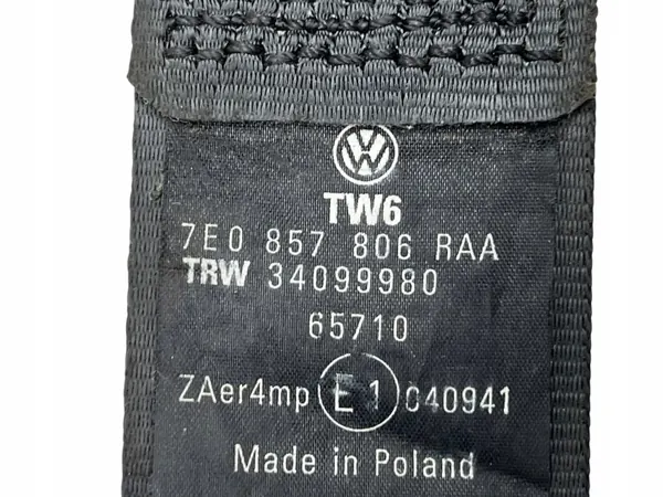 Turvavyö OEM 34099980 VW Transporter T5/T6:lle image 4