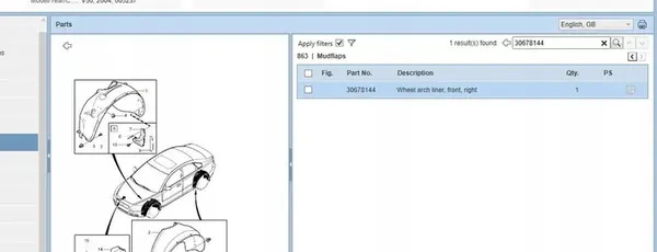 Passaruota anteriore destro VOLVO S40 II 2.0L diesel image 6