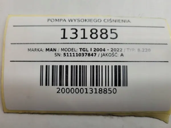 Bomba combustível alta pressão OEM 51111037847 MAN TGL image 8