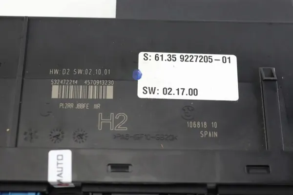 Módulo Conforto BMW OEM 9227205-01 para X1 E84 2.0D image 3