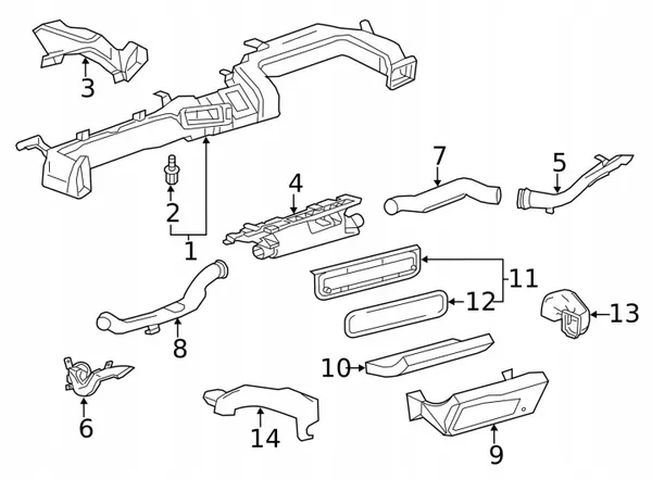OEM 10445316 Innenraumfilter-Abdeckung Corvette C7 image 4