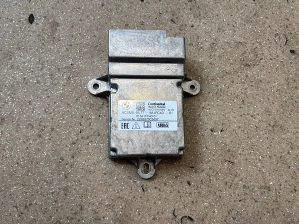 Módulo Sensor Airbag BMW OEM 5A1FC40 - Usado image 2