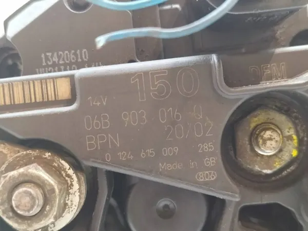 Alternatore 06B903016Q 0124615009 Audi A4 II B6 image 4