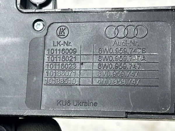 Zetelverstelknop links VW Tiguan Allspace image 7