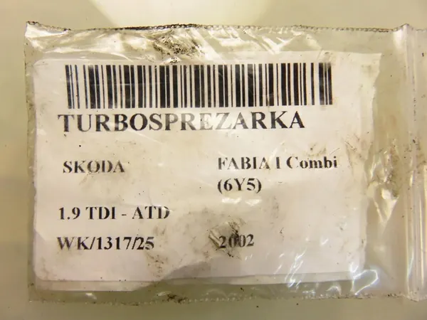 Turboaggregat Skoda Fabia I 1.9 TDI 038253019P image 6