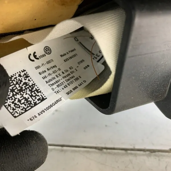 OEM 6589632569369878963259 Airbag lateral esquerdo traseiro image 9