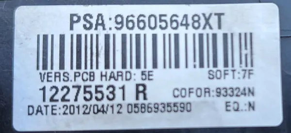 Gecombineerde schakelaar Citroen Peugeot 96605648XT image 9