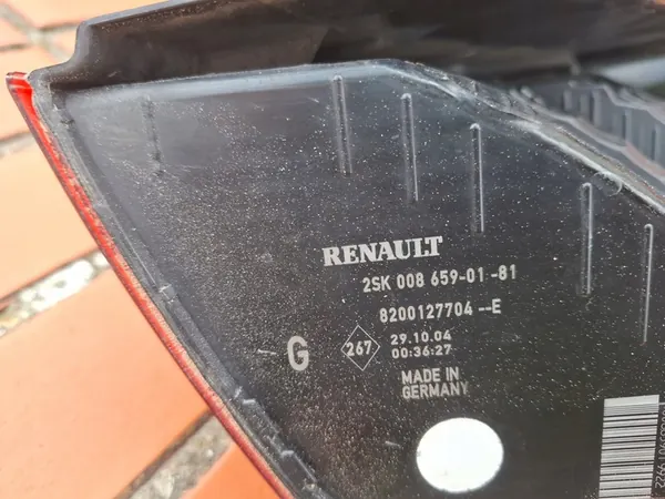 Lámpara Trasera Izquierda 8200127704 Renault Scenic II image 3