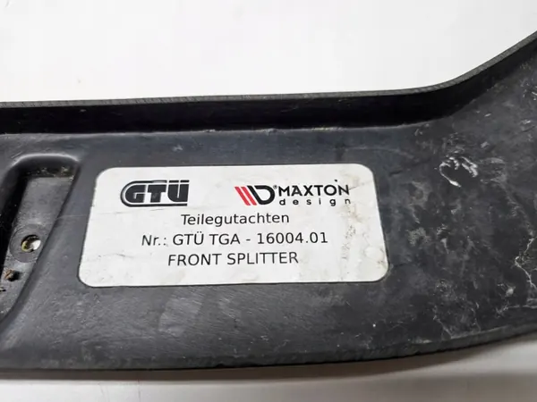SKODA OCTAVIA III RS Spoiler Parachoques Maxton image 8