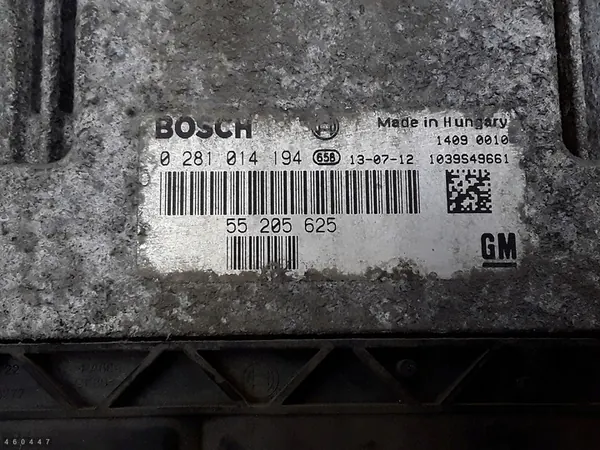 2009 Opel Zafira ECU 1900CDTI 0281014194 image 2