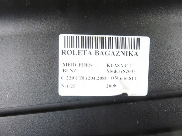 Cortina de maletero Mercedes-Benz OE usado OEM 204 image 3