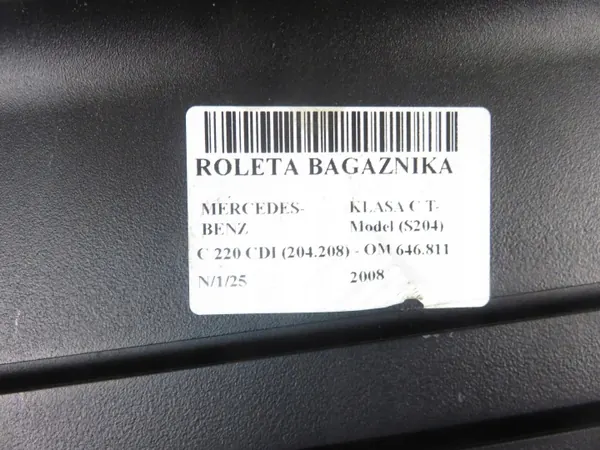 Cortina de maletero Mercedes-Benz OE usado OEM 204 image 7