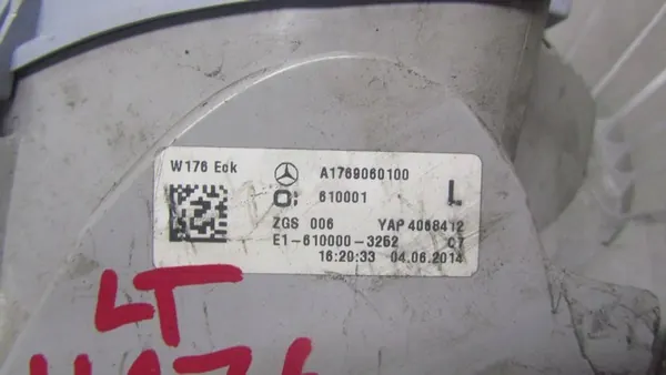 Mercedes W176 Luz Trasera Izquierda A1769060100 image 5