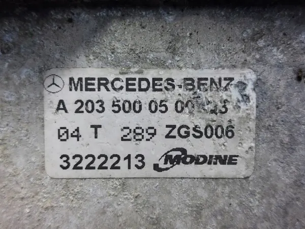 Radiator Set + Ventilator Mercedes W203 2.2 CDI A2035000854 image 2