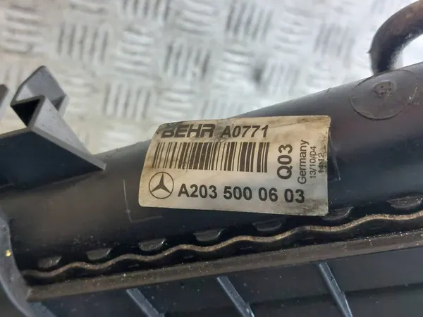 Radiator Set + Ventilator Mercedes W203 2.2 CDI A2035000854 image 5