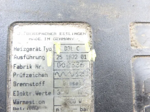 Webasto D3LC Heizung für DAF 24V - OEM 1339372 image 10