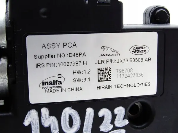 Moteur de toit ouvrant OEM JX7353508AB pour Jaguar XF/XE image 4