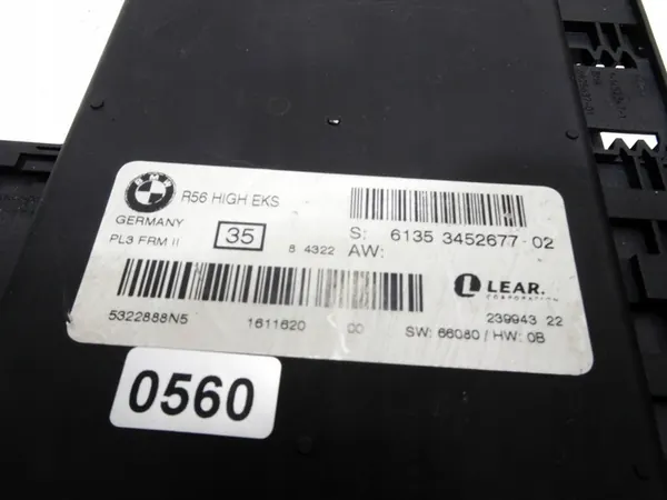 Module de Contrôle des Lumières MINI COOPER R56 3452677 image 5