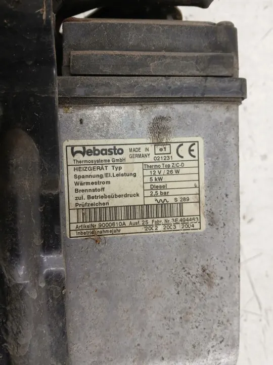 Webasto DW50 5kW Diesel parkeerverwarming 2 Bar image 8