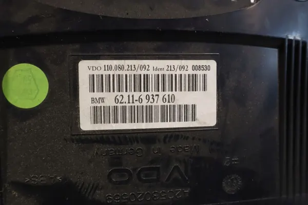 Compteurs BMW 5 E60 530i OEM 6934312 image 8