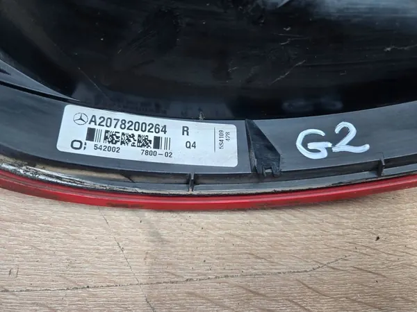 Rechter Achterlicht Mercedes E-Class Coupe W207 2010 image 6