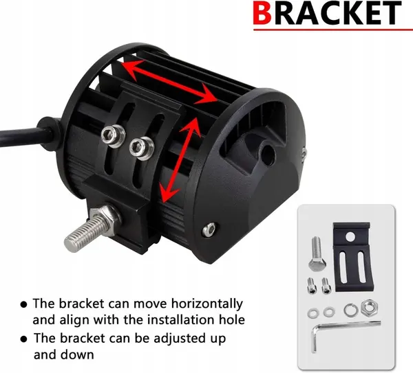 Barra de luz LED RIGIDON 8D, 51 cm, 420 W, OEM RD-02-8D-420-C+2x60C+LK003QB image 6