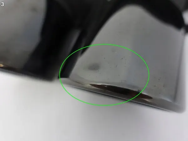Punta de escape Porsche 911 992 GT3 OEM 64203260 Negra image 4